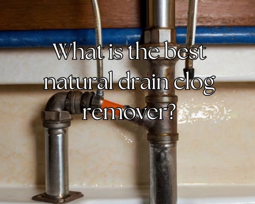 a drain pipe for unclogging