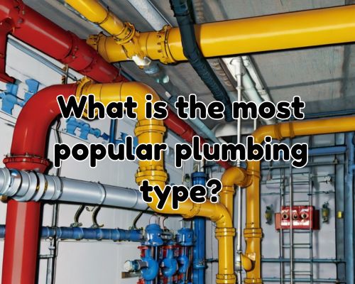 common plumbing pipes installed