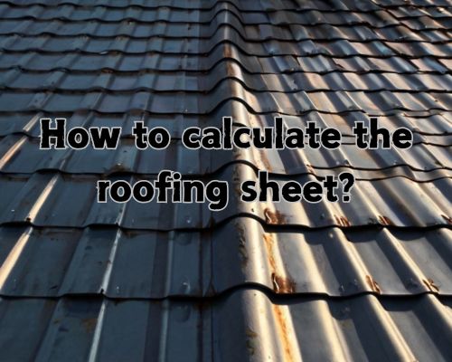 a metal roof sheet