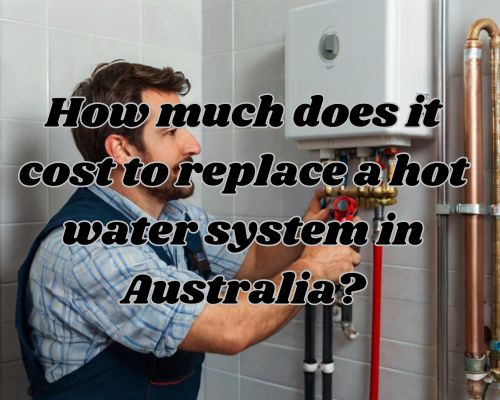 plumber replacing water system in a home bathroom in Australia