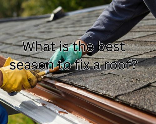 workers doing roof fixing in a broad daylight