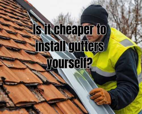 DIY gutter installation