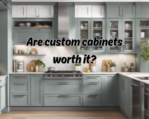 A modern kitchen with sleek, custom cabinets, integrated appliances, and organized storage