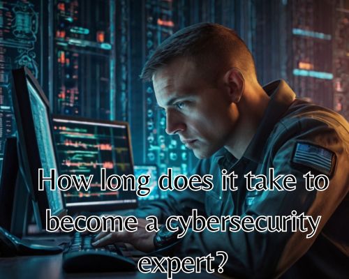 a cybersecurity expert on work