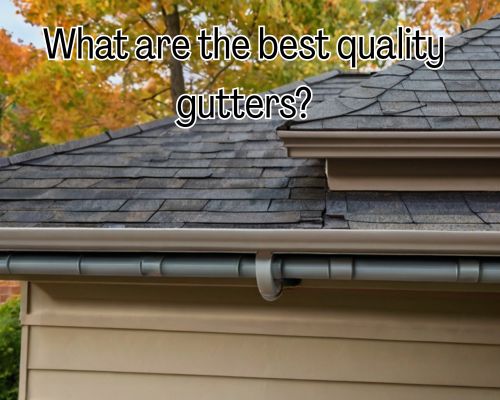 a good quality guttering installed