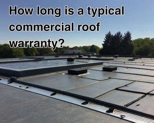 New flat commercial roof membrane.