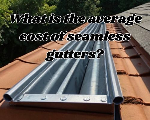 a clean seamless gutter