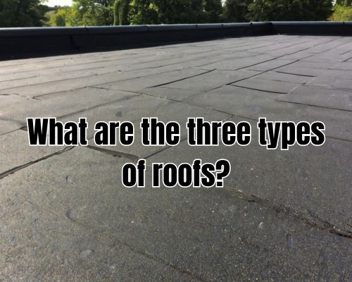 a flat roofing with no signs of wear or damage.