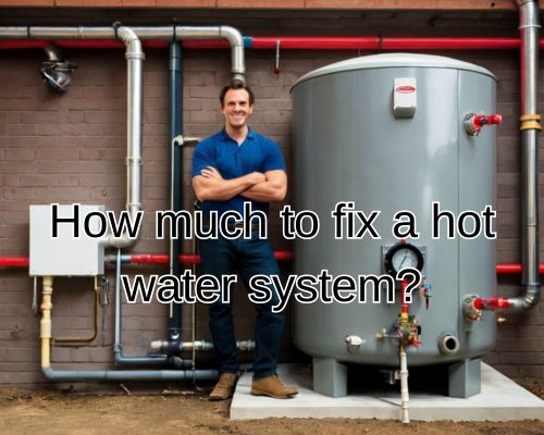 a newly fixed water system