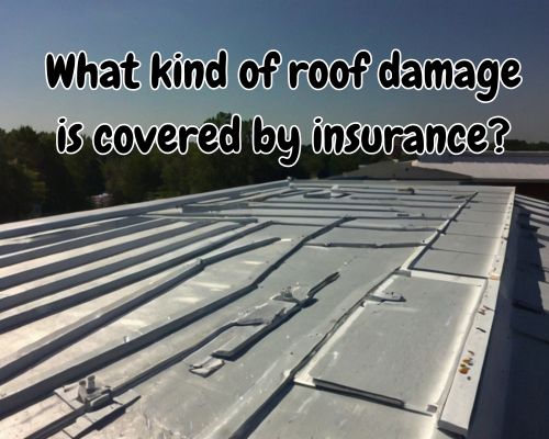 a newly repaired flat roofing