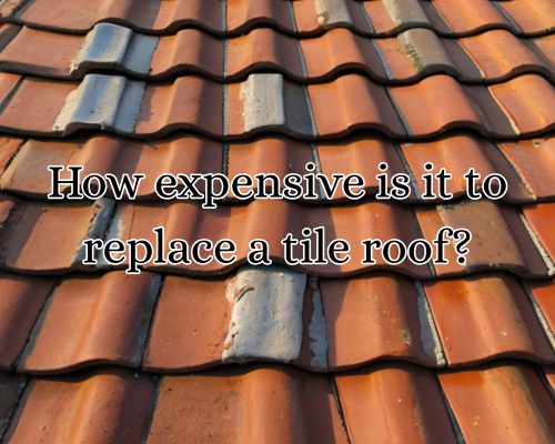 a roof tile work for replacement