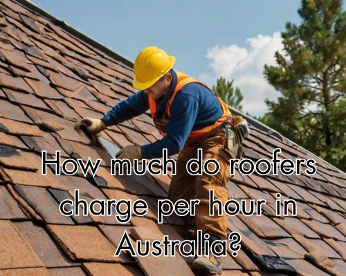 a roofer charged hourly