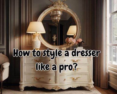 a styled dresser