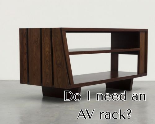 an AV rack